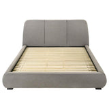 Mokena 46-inch Upholstered Eastern King Platform Bed Taupe | Grey | Taupe | 310090KE