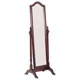 Cabot Wood Adjustable Full Length Cheval Mirror Merlot | Full | Brown | Merlot | 3103