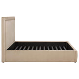 Lawson 54-inch Upholstered Eastern King Platform Bed Saddle | Eastern King | Brown | Light Saddle | 315835LKE