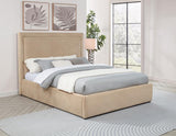 Lawson 54-inch Upholstered Platform Bed Light Saddle