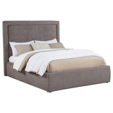 Lawson 54-inch Upholstered Full Panel Platform Bed Mushroom | Full | Beige | Mushroom | 315835MF