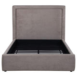 Lawson 54-inch Upholstered Full Panel Platform Bed Mushroom | Full | Beige | Mushroom | 315835MF