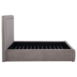 Lawson 54-inch Upholstered Full Panel Platform Bed Mushroom | Full | Beige | Mushroom | 315835MF