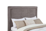 Lawson 54-inch Upholstered Full Panel Platform Bed Mushroom | Full | Beige | Mushroom | 315835MF