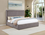 Lawson 54-inch Upholstered Eastern King Platform Bed Mushroom | Beige | Mushroom | 315835MKE