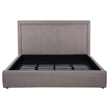 Lawson 54-inch Upholstered Eastern King Platform Bed Mushroom | Beige | Mushroom | 315835MKE