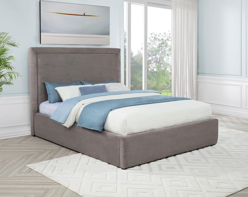 Lawson 54-inch Upholstered Platform Bed Light Saddle