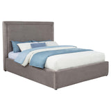 Lawson 54-inch Upholstered Queen Platform Bed Mushroom | Queen | Beige | Mushroom | 315835MQ