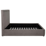 Lawson 54-inch Upholstered Queen Platform Bed Mushroom | Queen | Beige | Mushroom | 315835MQ