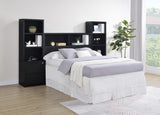Westpark 3-piece Full Bedroom Set Bookcase Headboard Black | Black | 315851F-SET