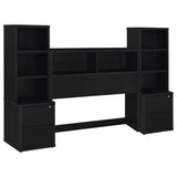 Westpark 3-piece Full Bedroom Set Bookcase Headboard Black | Black | 315851F-SET