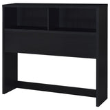 Westpark 49-inch Full Bookcase Headboard Black | Black | 315851F