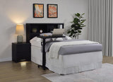 Westpark 49-inch Full Bookcase Headboard Black | Black | 315851F