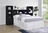 Westpark 3-piece Queen Bedroom Set Bookcase Headboard Black | Black | 315851Q-SET