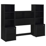 Westpark 3-piece Twin Bedroom Set Bookcase Headboard Black | Twin | Black | 315851T-SET