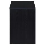 Westpark 2-drawer Nightstand LED Lights and USB Black | Black | 315852