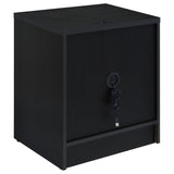 Westpark 2-drawer Nightstand LED Lights and USB Black | Black | 315852
