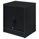 Westpark 2-drawer Nightstand LED Lights and USB Black | Black | 315852