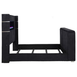 Tisdall California King Flame Visualizer TV Bed Black | California King | Black | 315868BLKKW