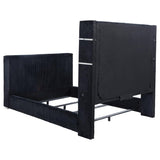 Tisdall Queen Flame Visualizer Wingback TV Bed Black | Queen | Black | 315868BLKQ