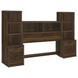 Westpark 3-piece Full Bedroom Set Bookcase Headboard Pine | Brown | Dark Pine | 315881F-SET