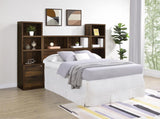 Westpark 49-inch Full Bookcase Headboard Dark Pine | Brown | Dark Pine | 315881F