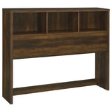 Westpark 49-inch Queen Bookcase Headboard Dark Pine | Brown | Dark Pine | 315881Q