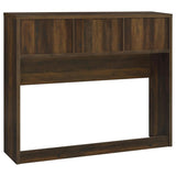 Westpark 49-inch Queen Bookcase Headboard Dark Pine | Brown | Dark Pine | 315881Q