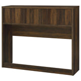 Westpark 49-inch Queen Bookcase Headboard Dark Pine | Brown | Dark Pine | 315881Q