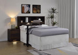Westpark 49-inch Queen Bookcase Headboard Dark Pine | Brown | Dark Pine | 315881Q