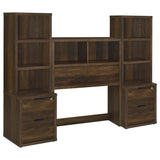 Westpark 3-piece Twin Bedroom Set Bookcase Headboard Pine | Twin | Brown | Dark Pine | 315881T-SET