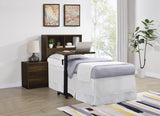 Westpark 49-inch Twin Bookcase Headboard Dark Pine | Twin | Brown | Dark Pine | 315881T
