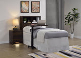 Westpark 49-inch Twin Bookcase Headboard Dark Pine | Twin | Brown | Dark Pine | 315881T