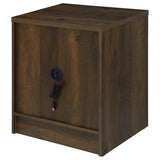 Westpark 2-drawer Nightstand LED Lights and USB Dark Pine | Brown | Dark Pine | 315882