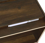 Westpark 2-drawer Nightstand LED Lights and USB Dark Pine | Brown | Dark Pine | 315882