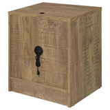 Westpark 2-drawer Nightstand LED Lights and USB Mango | Brown | Mango | 315902