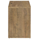 Westpark 2-drawer Nightstand LED Lights and USB Mango | Brown | Mango | 315902