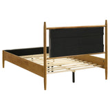Mason 46-inch Full Panel Platform Bed Grey and Light Brown | Brown | Light Brown | 315914F