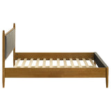 Mason 46-inch Full Panel Platform Bed Grey and Light Brown | Brown | Light Brown | 315914F