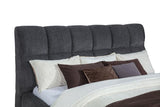Nollet 48-inch Upholstered Eastern King Platform Bed Grey | Eastern King | Grey | 315917GRYKE