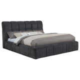Nollet 48-inch Upholstered California King Platform Bed Grey | Grey | 315917GRYKW