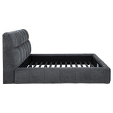 Nollet 48-inch Upholstered California King Platform Bed Grey | Grey | 315917GRYKW