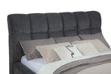 Nollet 48-inch Upholstered California King Platform Bed Grey | Grey | 315917GRYKW