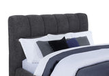 Nollet 48-inch Upholstered Queen Panel Platform Bed Grey | Queen | Grey | 315917GRYQ