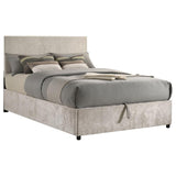 Reeves Upholstered Full Lift-Top Storage Platform Bed Beige | Beige | 315918BGEF