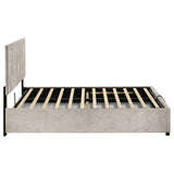 Reeves Upholstered Full Lift-Top Storage Platform Bed Beige | Beige | 315918BGEF