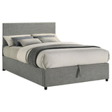 Reeves Upholstered Full Lift-Top Storage Platform Bed Grey | Grey | 315918GRYF