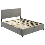 Reeves Upholstered Queen Lift-Top Storage Platform Bed Grey | Grey | 315918GRYQ