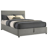 Reeves Upholstered Queen Lift-Top Storage Platform Bed Grey | Grey | 315918GRYQ
