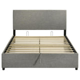 Reeves Upholstered Queen Lift-Top Storage Platform Bed Grey | Grey | 315918GRYQ